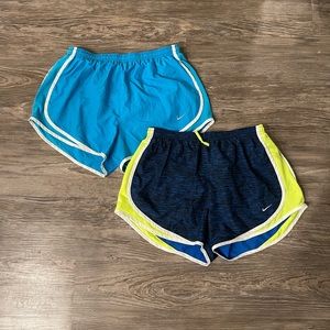 Women’s Nike Dri-Fit Tempo Running Shorts (x2), Size Large